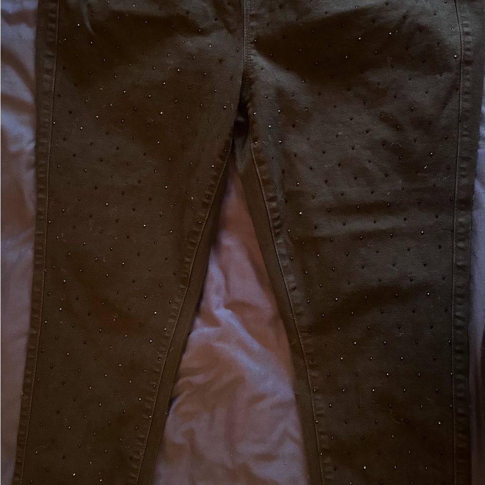 Torrid Bombshell Rhinestone Studded Skinny Jeans